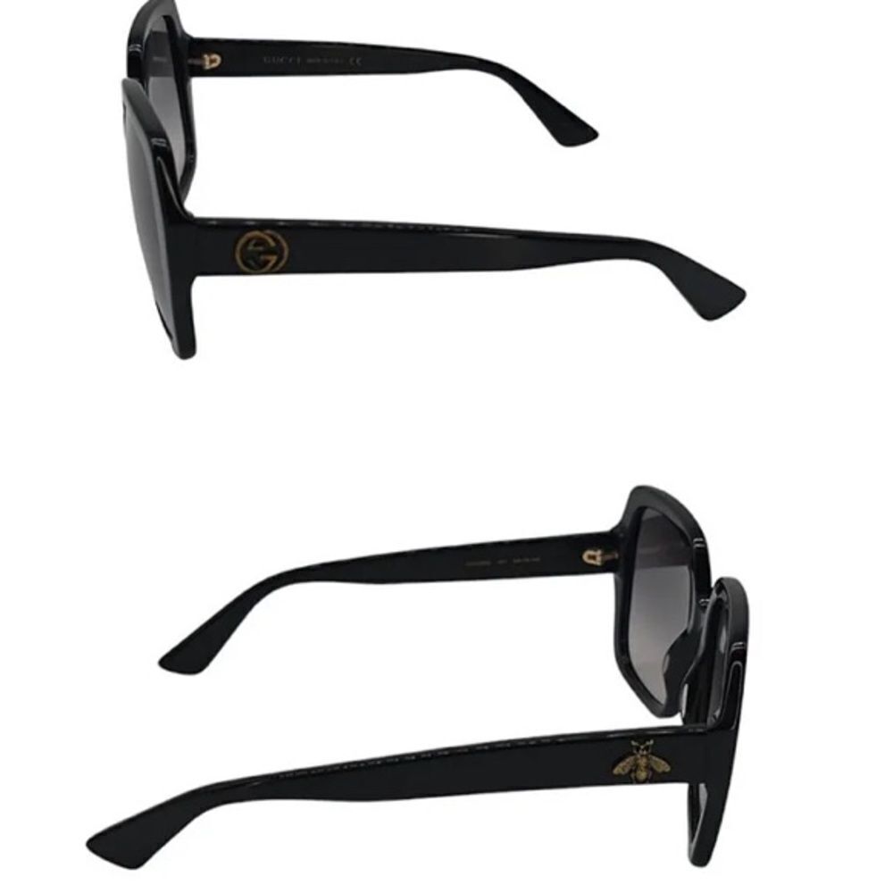 Gucci Classic Oversized Rectangular Sunglasses GG… - image 2